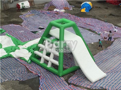 Special Design Water Floating Inflatable Water Ice Climbing Tower With Slide BY-WT-015